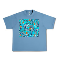 Pebble Blue humpback whale Urban Heavy Tee - BarkalooDesign