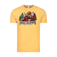 Vintage Mustard Merry Christmas Vintage Tee - SublimationCraftShop