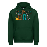 Forest Green southern girl Urban Hoodie - RacoonDesign