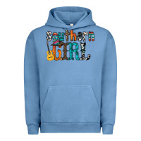 Pigment Pebble Blue southern girl Urban Hoodie - RacoonDesign