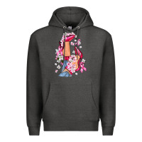 Charcoal Heather Cancer high heels Breast Cancer Premium Hoodie - FaDigitalArtStudio