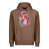 Chestnut Cancer high heels Breast Cancer Premium Hoodie - FaDigitalArtStudio