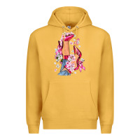 Mustard Cancer high heels Breast Cancer Premium Hoodie - FaDigitalArtStudio