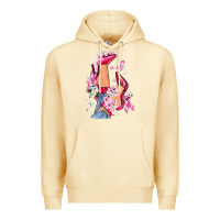 Pina Colada Cancer high heels Breast Cancer Premium Hoodie - FaDigitalArtStudio