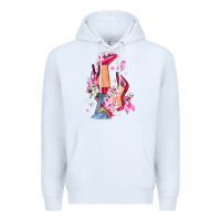 White Cancer high heels Breast Cancer Premium Hoodie - FaDigitalArtStudio
