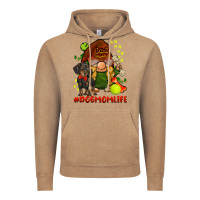 Vintage Coffee dog mom  life gnome Vintage Hoodie - BarkalooDesign