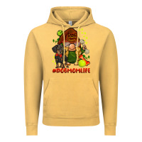 Vintage Mustard dog mom  life gnome Vintage Hoodie - BarkalooDesign