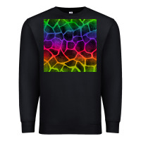 Black colorful giraffe seamless pattern Premium Sweatshirt - BundleAndBundleShop