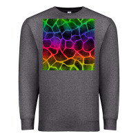 Charcoal Heather colorful giraffe seamless pattern Premium Sweatshirt - BundleAndBundleShop