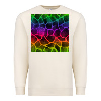 Sandshell colorful giraffe seamless pattern Premium Sweatshirt - BundleAndBundleShop