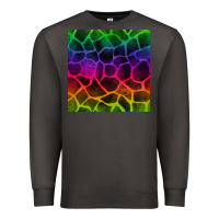 Smoke colorful giraffe seamless pattern Premium Sweatshirt - BundleAndBundleShop