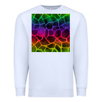 White colorful giraffe seamless pattern Premium Sweatshirt - BundleAndBundleShop