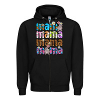 Black Easter mama mama mama Zipper Hoodie - OliviaCreatesArt
