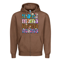 Chestnut Easter mama mama mama Zipper Hoodie - OliviaCreatesArt