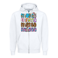 White Easter mama mama mama Zipper Hoodie - OliviaCreatesArt