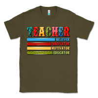 Army Green teacher Classic Tee - Artiststas