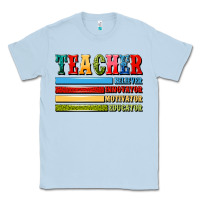 Dusty Blue teacher Classic Tee - Artiststas