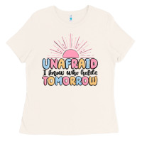 Bone unafraid i know who holds tomorrow Ladies Tee - MaliasSmallBusiness