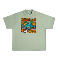 Oil Green country roads take me home truck coaster Urban Heavy Tee - Jasminsmagicworld