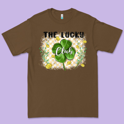 The Lucky Club Premium Tee Designed By Maliassmallbusiness