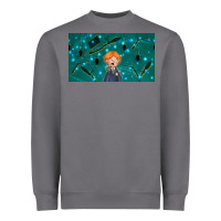 Storm wizard boy and mouse Heavyweight Sweatshirt - TumblerDesignByShophia