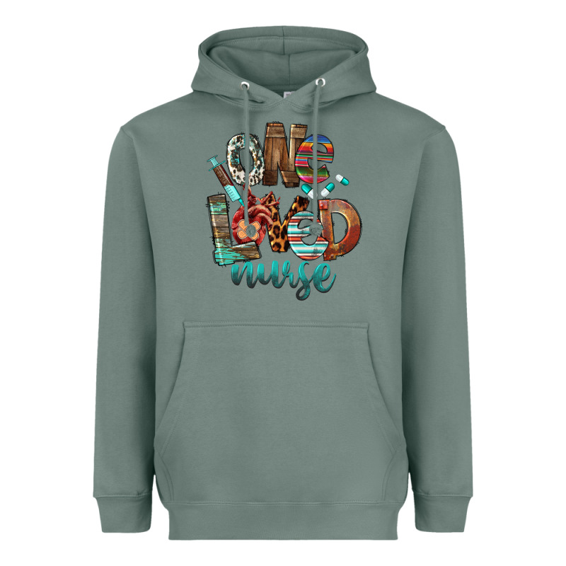 One Loved Nurse Heavyweight Hoodie by FaDigitalArtStudio | Teevron