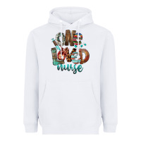 White One Loved Nurse Heavyweight Hoodie - FaDigitalArtStudio