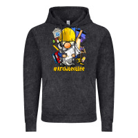 Vintage Black Architect life gnome Vintage Hoodie - BarkalooDesign