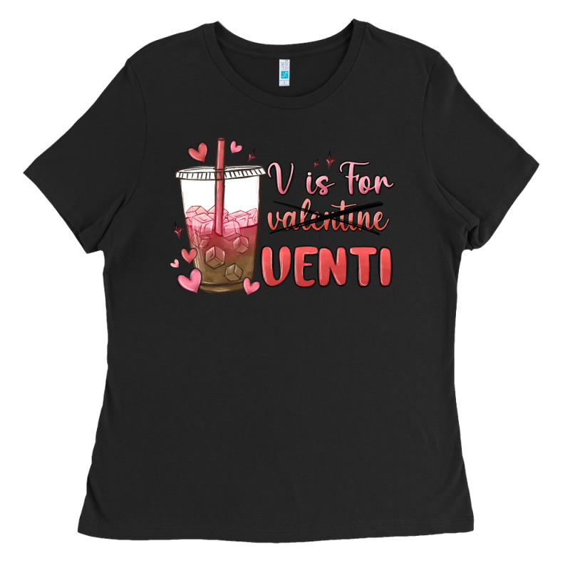 V Is For Valentine Venti Ladies Tee by MaliasSmallBusiness | Teevron