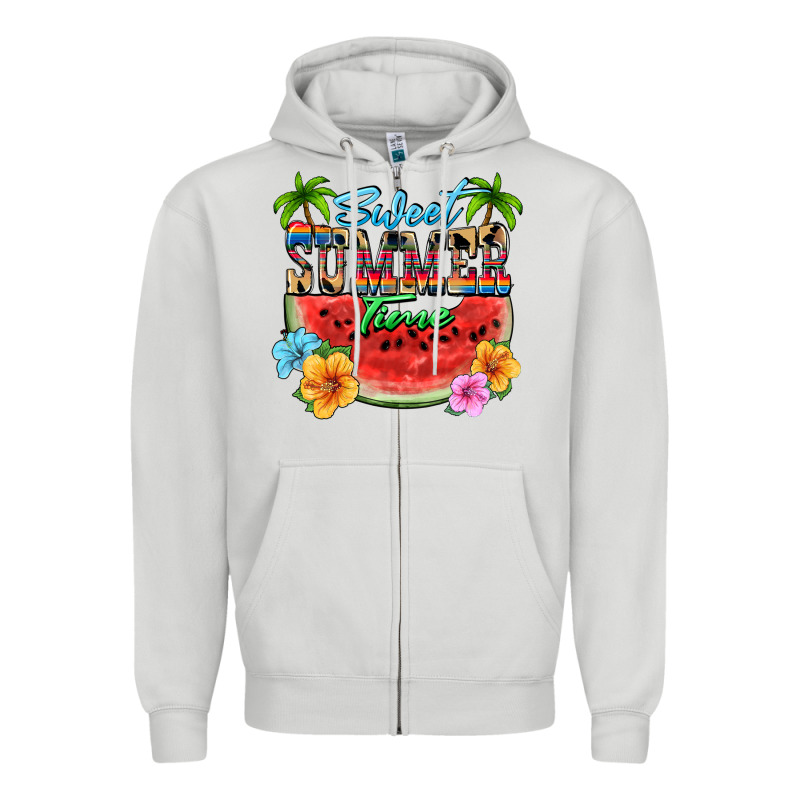Sweet Summer Time Zipper Hoodie by FaDigitalArtStudio | Teevron