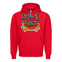 Red Sweet summer time Zipper Hoodie - FaDigitalArtStudio