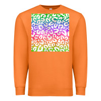 Carrot watercolor rainbow leopard seamless pattern Premium Sweatshirt - BundleAndBundleShop