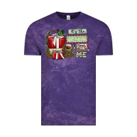 Cloud Purple It's The Present For Me Vintage Tee - SublimationCraftShop