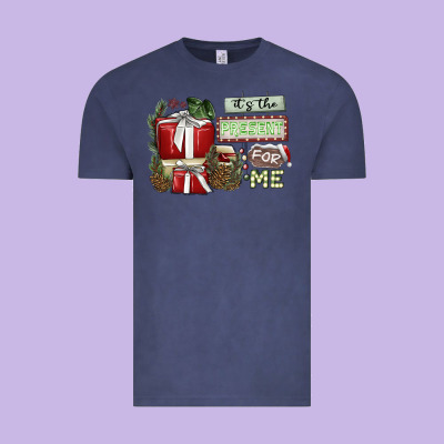 It's The Present For Me Vintage Tee Designed By Sublimationcraftshop