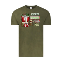 Vintage Olive It's The Present For Me Vintage Tee - SublimationCraftShop