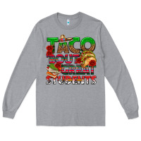 Heather Grey Taco 'Bout Great Students Long Sleeve Tee - texasbilliewilder