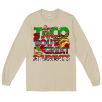 Mushroom Taco 'Bout Great Students Long Sleeve Tee - texasbilliewilder