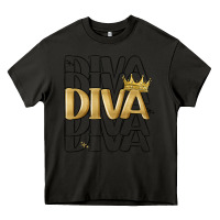 Asphalt diva Heavy Core Tee - MaliasSmallBusiness
