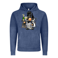 Vintage Denim waiter gnome Vintage Hoodie - BarkalooDesign