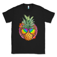 Black pineapple and glasses Classic Tee - JahusDesignShop