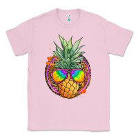 Bubblegum Pink pineapple and glasses Classic Tee - JahusDesignShop