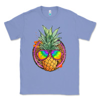 Colony Blue pineapple and glasses Classic Tee - JahusDesignShop
