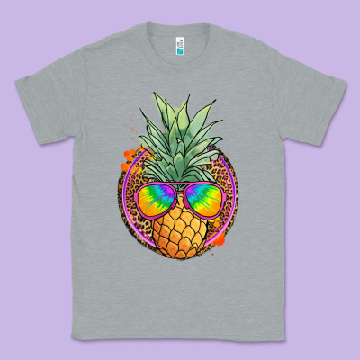 Pineapple And Glasses Classic Tee Designed By Jahusdesignshop