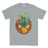 Heather Grey pineapple and glasses Classic Tee - JahusDesignShop