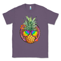 Lavender pineapple and glasses Classic Tee - JahusDesignShop
