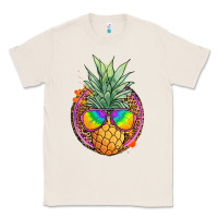 Natural pineapple and glasses Classic Tee - JahusDesignShop