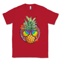 Red pineapple and glasses Classic Tee - JahusDesignShop