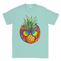 Seafoam pineapple and glasses Classic Tee - JahusDesignShop