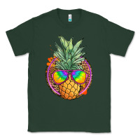 Sports Green pineapple and glasses Classic Tee - JahusDesignShop