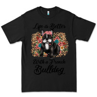 Black life is better with a french bulldog Premium Tee - JahusDesignShop